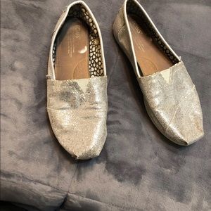 Toms 8.5 Glitter